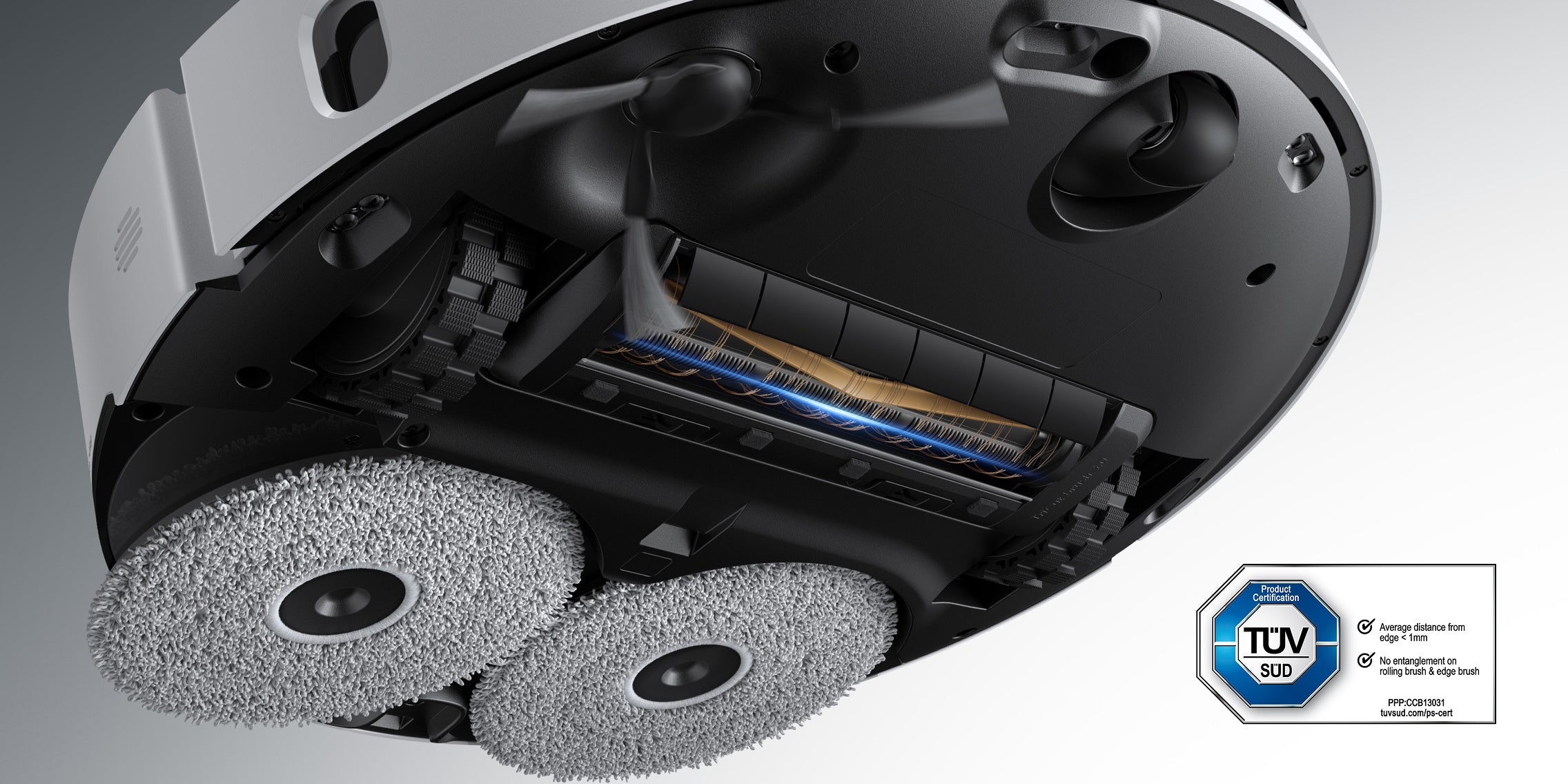 Trigubi apsaugos nuo susivėlimo mechanizmai
Jokių problemų dėl plaukų