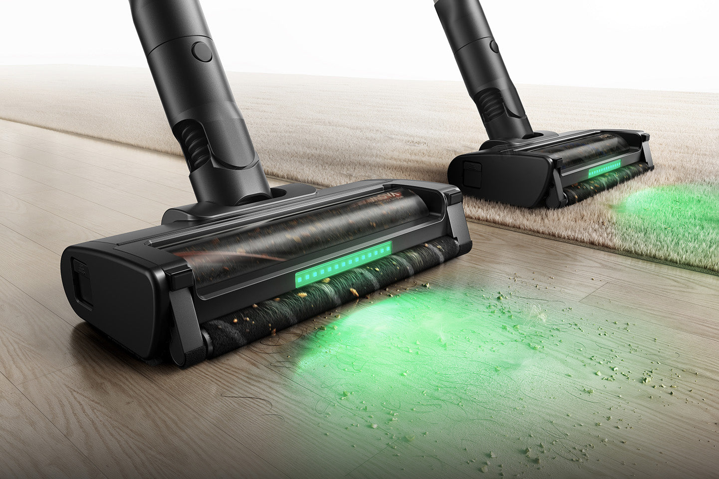 „OptiInsight™“ dvigubas įvairių paviršių valymo šepetys - 