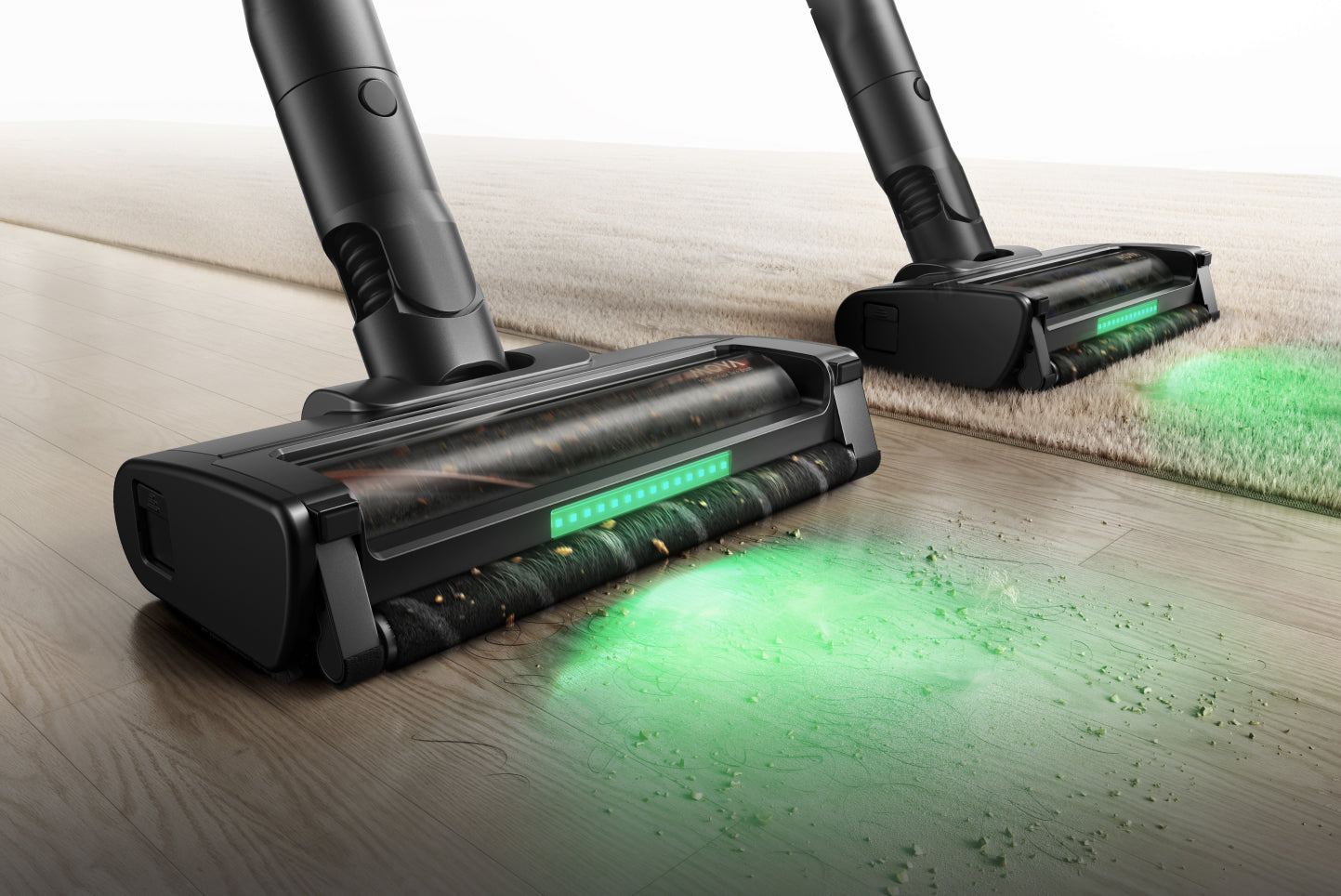 „OptiInsight™“ dvigubas įvairių paviršių valymo šepetys - 