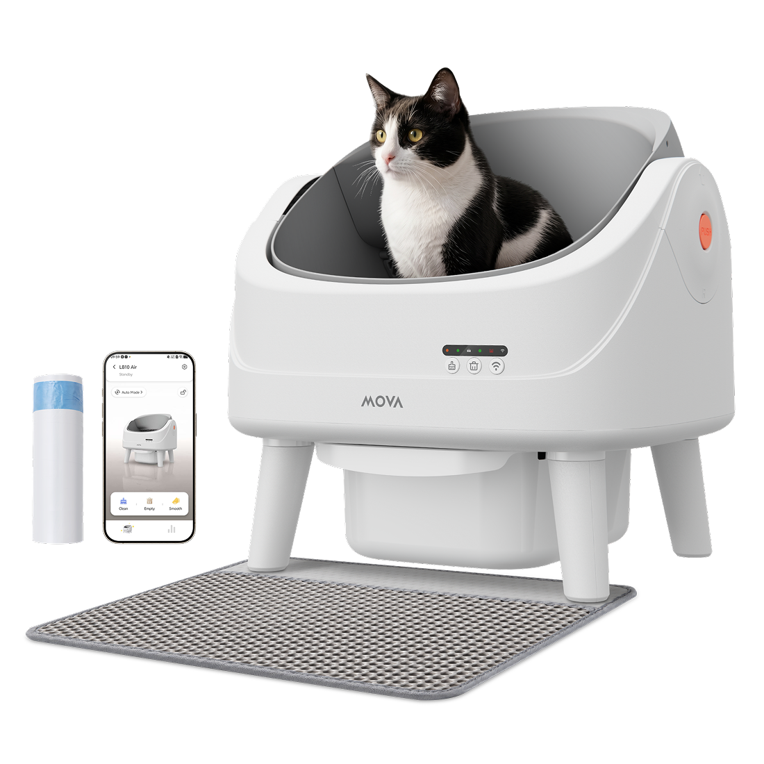 MOVA katės tualetas MeowgicPod LB10 Air