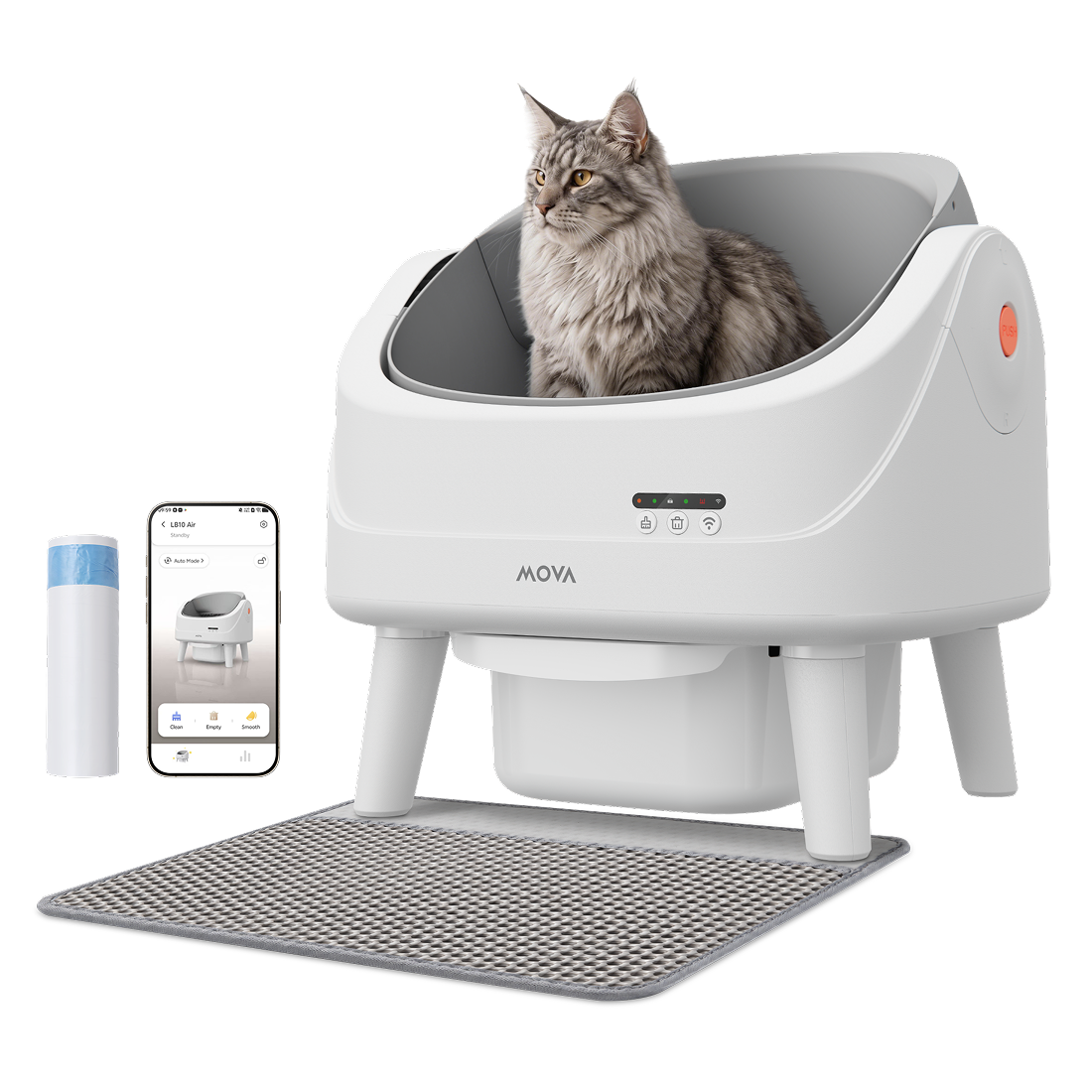 MOVA katės tualetas MeowgicPod LB10 Air