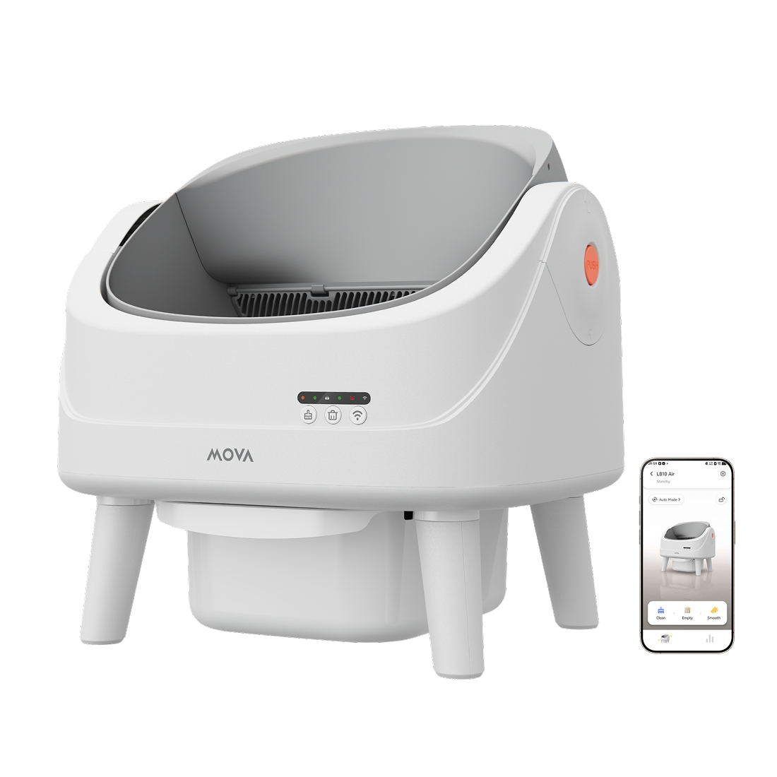 MOVA katės tualetas MeowgicPod LB10 Air