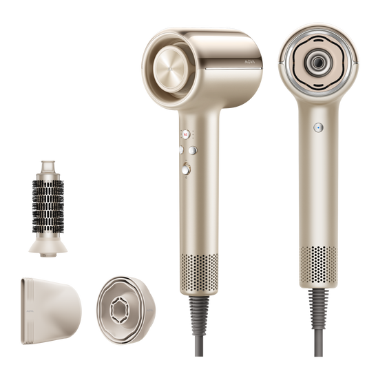 MOVA Shine 20 Aukso spalvos Plaukų džiovintuvas