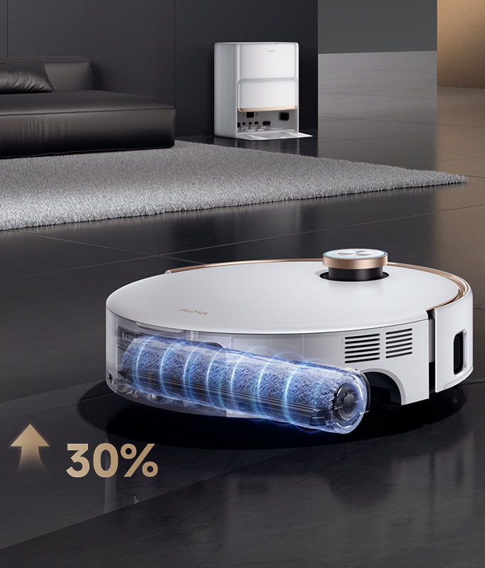 Išmanus šluostės purenimo mechanizmas
 Atnaujina. Sugeria. Išvalo. - 